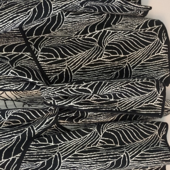 Dana Buchman cotton reversible boho open front cardigan blazer toe front - Picture 4 of 9